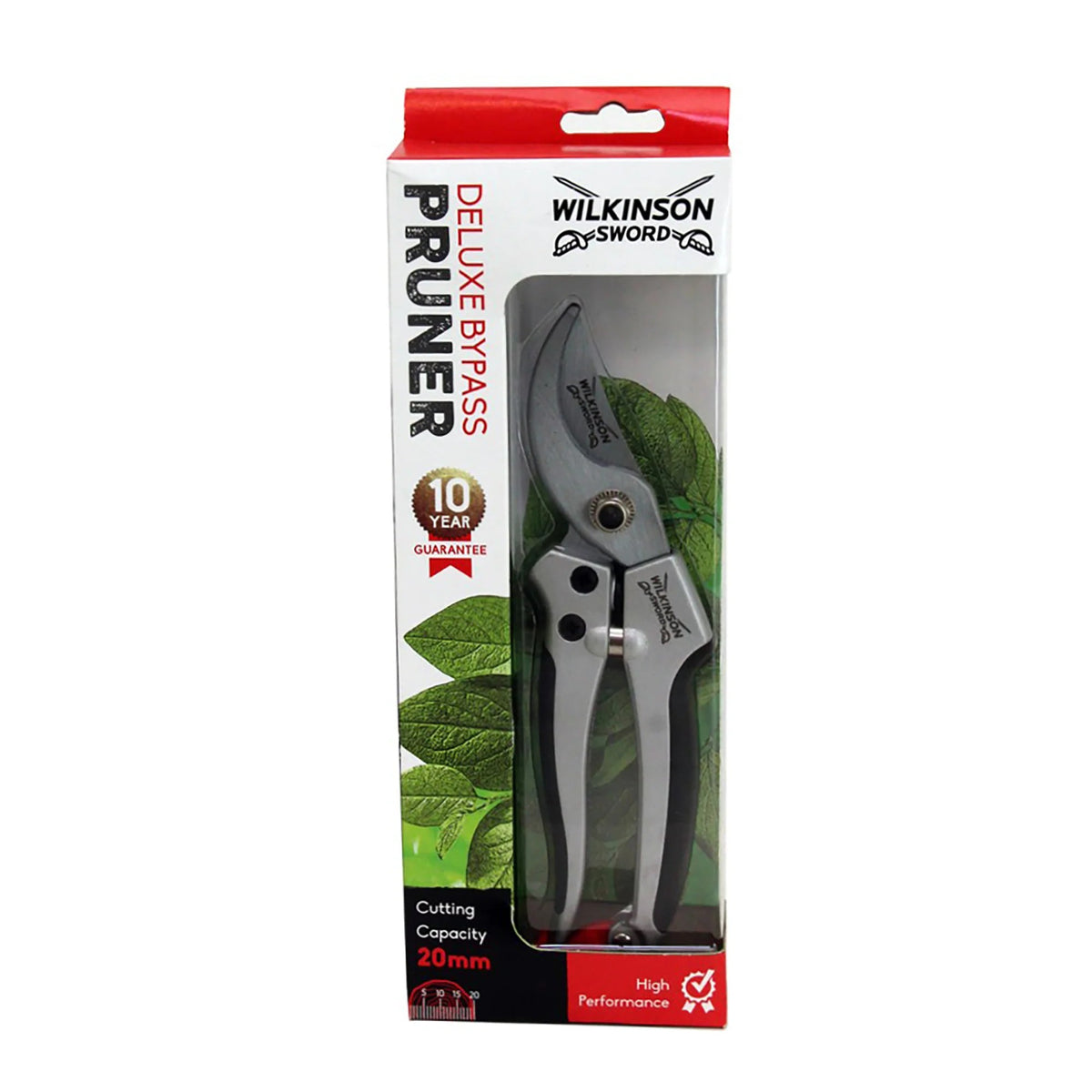 Wilkinson Sword gift boxed bypass secateurs for pruning roses, shrubs and green wood