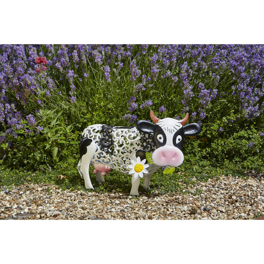 Smart Garden Solar Daisy The Cow Silhouette Light Garden Light Figure Ornament