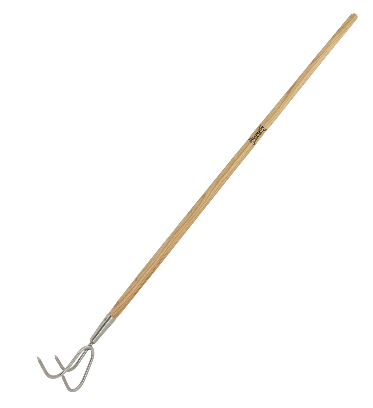 Long-handled Wilkinson Sword cultivator for breaking up heavy and stony soil.