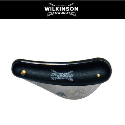 Wilkinson Sword folding pruning knife closed for safe storage