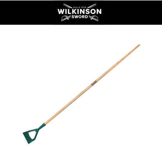 Wilkinson Sword carbon steel Dutch hoe in garden soil