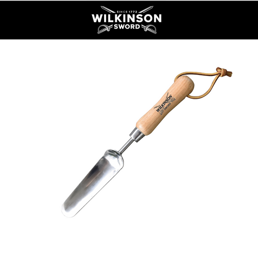 Wilkinson Sword Stainless Steel Weeding Knife with ash wood handle
