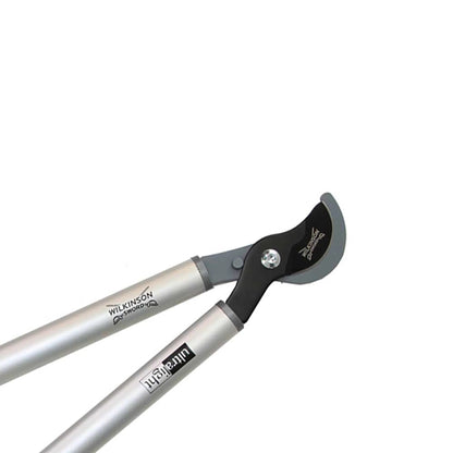 close up of Lightweight Wilkinson Sword bypass loppers with ergonomic handles for tree and shrub maintenance