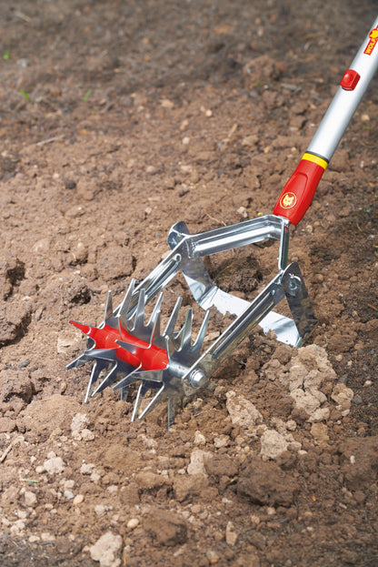 WOLF-Garten Multi-Change® DAS Soil Miller 15cm – Rotary Cultivator & EAM Seed Sower & ZMI15 Aluminium Handle – 142cm WolfOnline