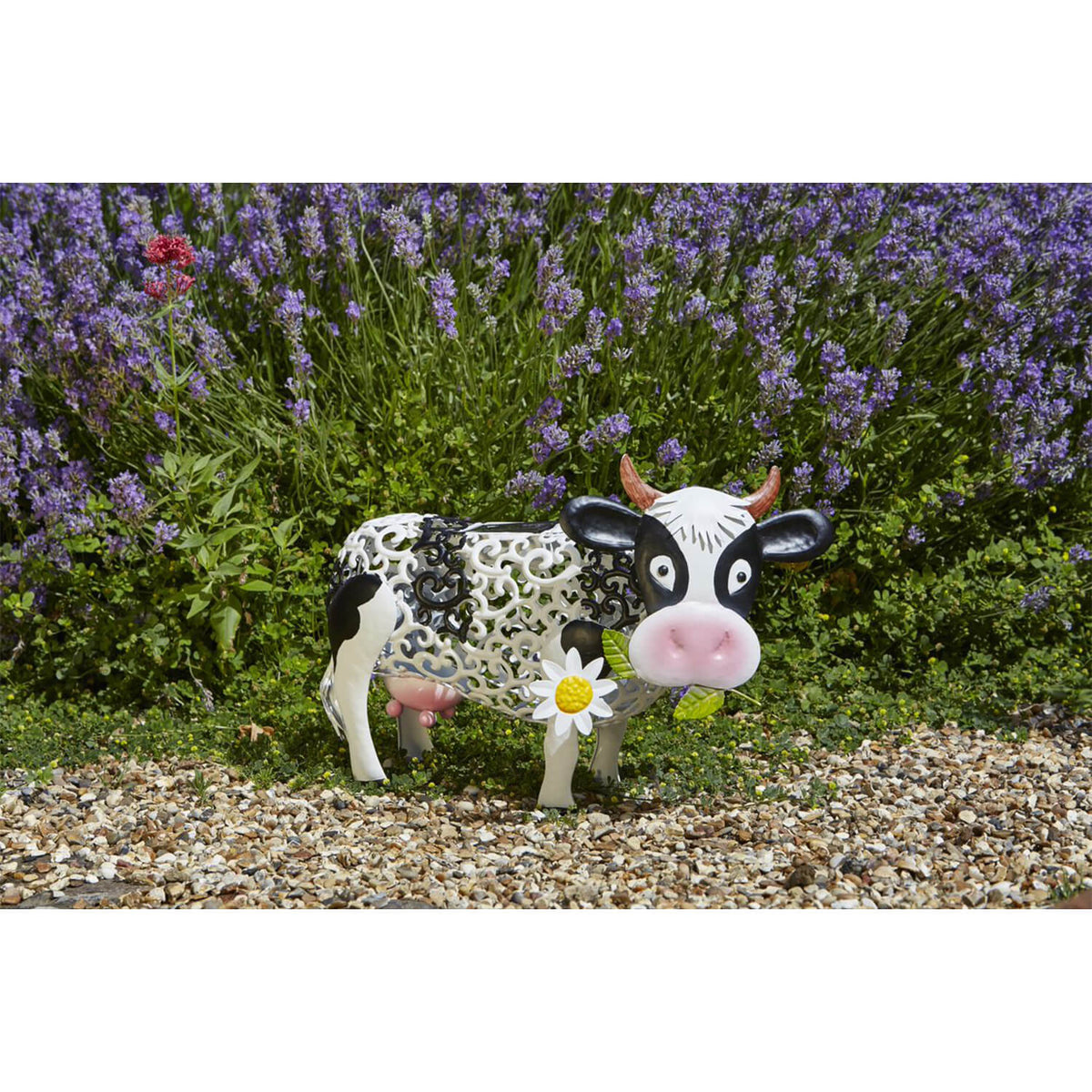 Smart Garden Solar Daisy The Cow Silhouette Light Garden Light Figure Ornament