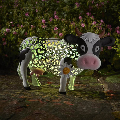 Smart Garden Solar Daisy The Cow Silhouette Light Garden Light Figure Ornament