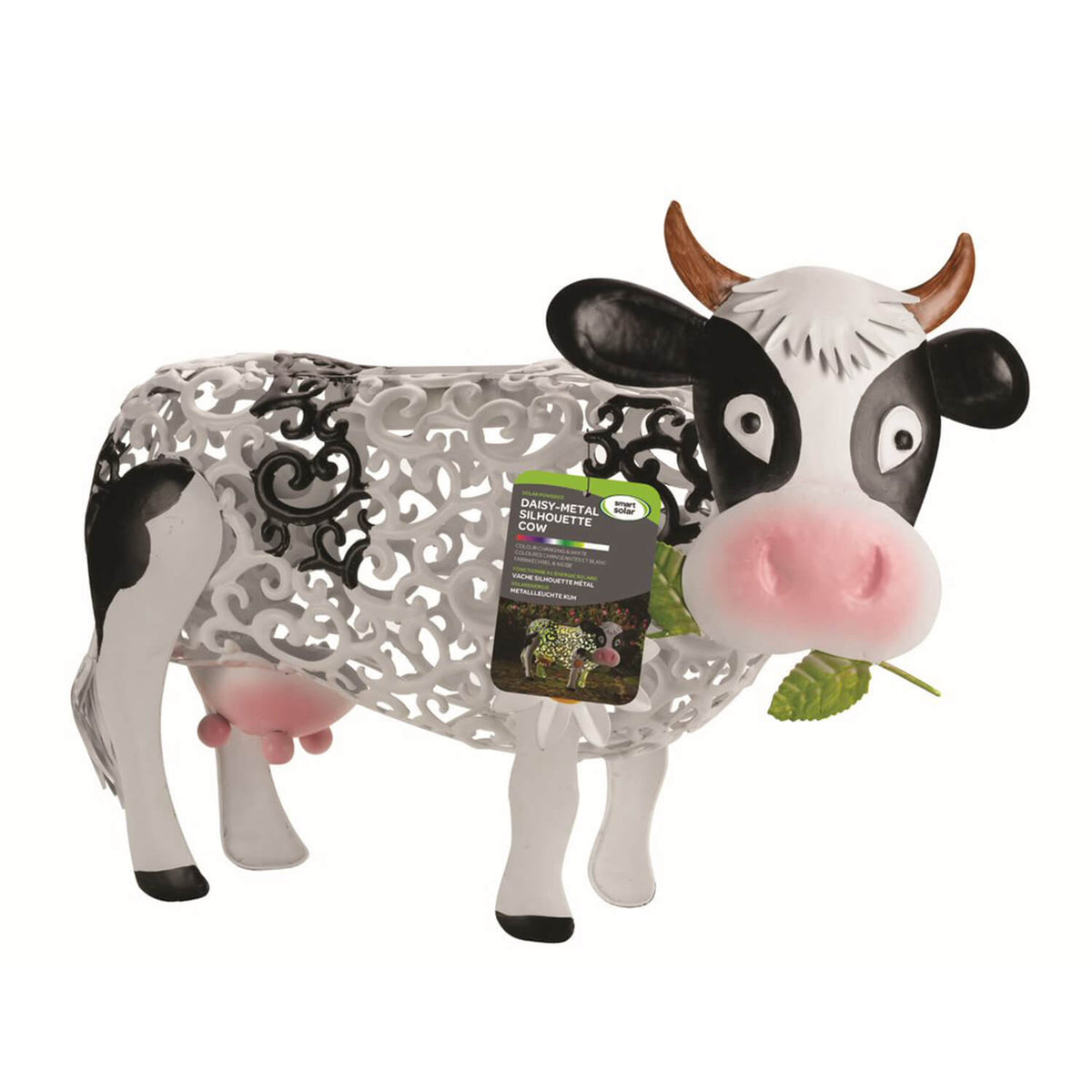 Smart Garden Solar Daisy The Cow Silhouette Light Garden Light Figure Ornament
