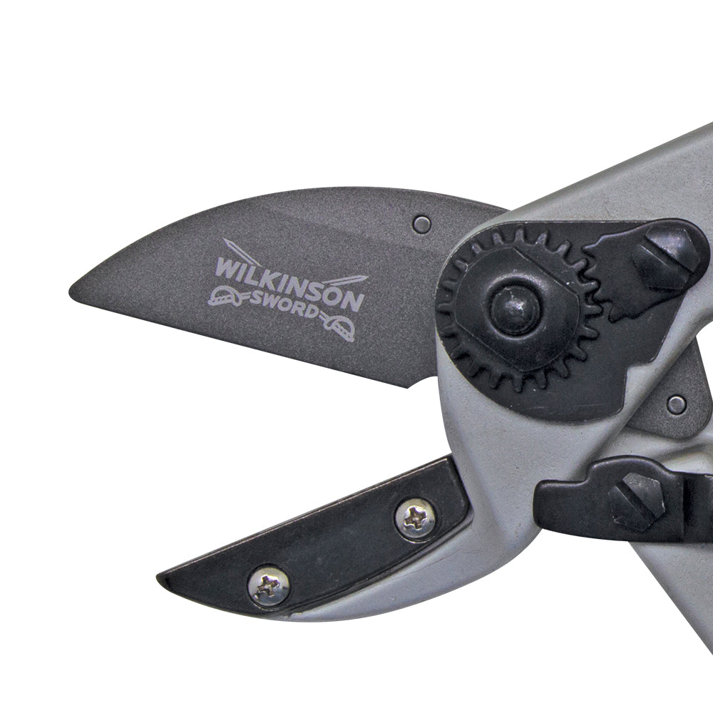 Close-up of a pair of pliers with Wilkinson Sword branding on a white background