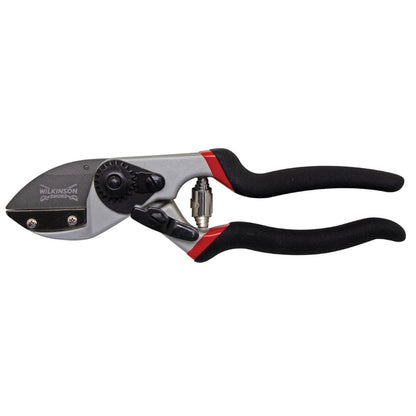 Wilkinson Sword Razorcut Pro Anvil Pruners with SK3 Japanese steel blade, zinc alloy anvil and drop-forged aluminium handles.